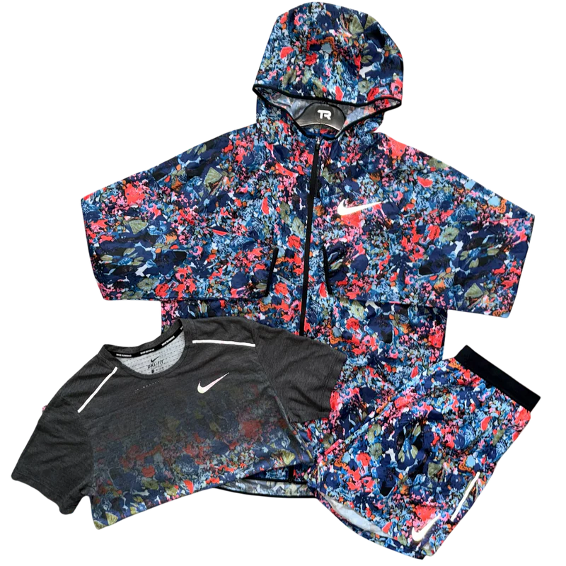 Nike Purple Floral 3-Piece Set