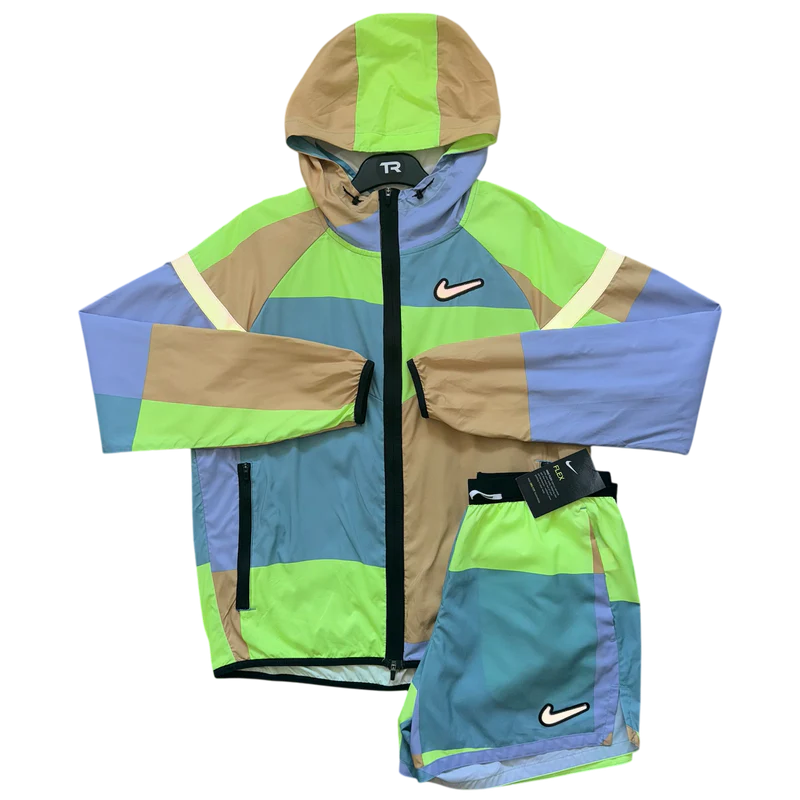 Nike Neon Patchwork Set