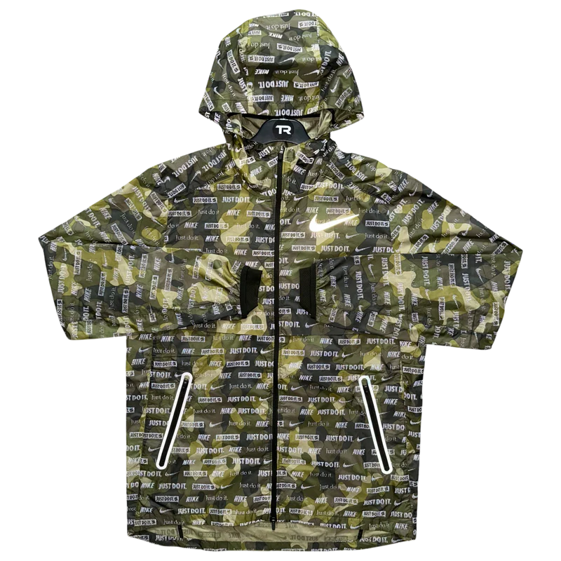 Nike Forest Green Ghost Flash Reflective Jacket