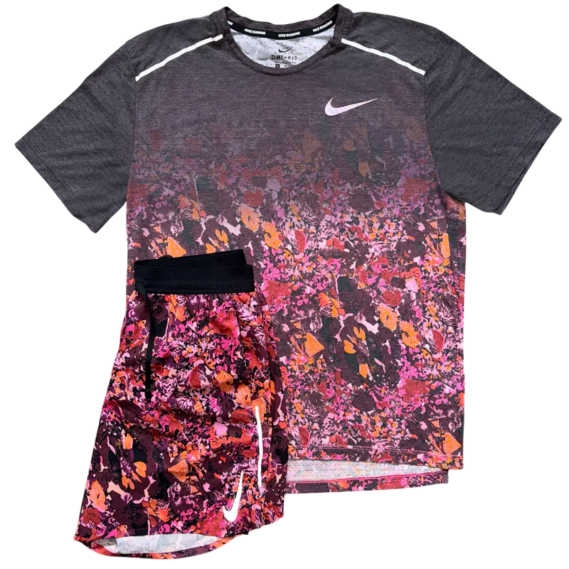Nike Pink Floral Set