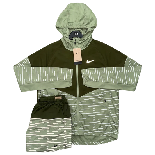 Nike Khaki Therma-Fit Reflective Set