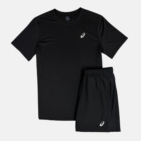 Asics Core T-Shirt  Shorts Set  Black